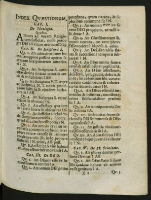 Index Quaestionum