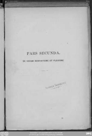 Part. 2: Grammatica Syriaca