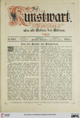 Von der Freude am Kunstwerk