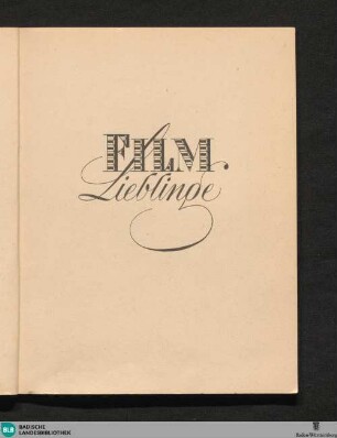 Film-Lieblinge
