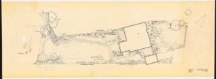 Garten Prof. Dr. Zinser, Nonnenhorn: Lageplan mit Gartenplan 1:100