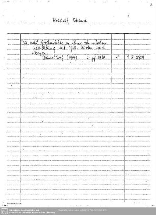 Rothert, Eduard