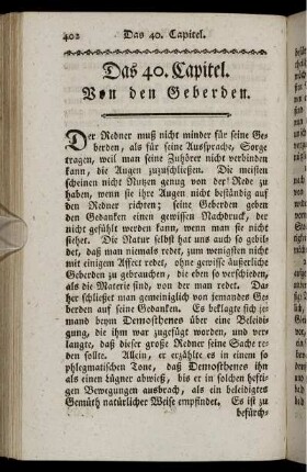 Das 40. Capitel. Von den Geberden