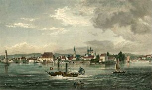 Constanz von der Seeseite - Constance from the sea-side - Constance vue de la coté du lac