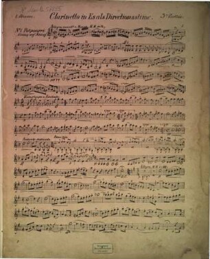 3.te Parthie : enth. 12 Stücke für kleine Harmonie Musik in ausgesetzten Stimmen mit Directionsstimme Nr. 119 ; [op. 319]