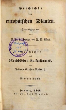 Geschichte von Östreich, 4