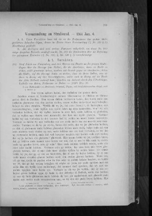 Versammlung zu Stralsund. - 1364 Jan. 6.