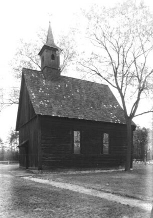 Sprey. Schrotholzkapelle. Ansicht von Südwesten