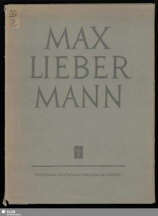Max Liebermann : 12 Zeichnungen