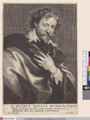 Petrus Paulus Rubens [Porträt des Malers Peter Paul Rubens; Peter Paul Rubens;Portret van de schilder Peter Paul Rubens]