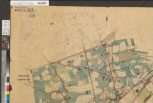 Coesfeld, Stadt und Kirchspiel (Coesfeld), Umlegung Stockum-Gaupel, Wege- und Gewässerplan