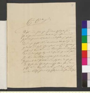 Brief von Neureuther, Eugen Napoleon an Goethe, Johann Wolfgang von