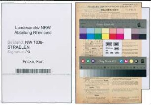 Entnazifizierung Kurt Fricke , geb. 07.11.1902 (Zollbeamter)