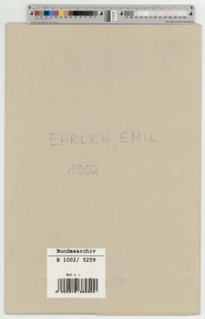 Ehrlich, Emil, Bahnmeister