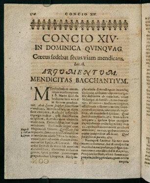 116-124, Concio XIV. in dominica quinquagesime