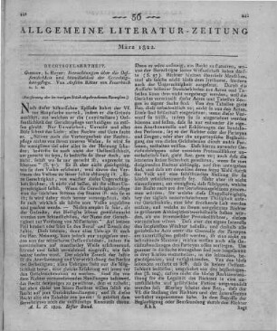 Feuerbach, P. J. A. v.: Betrachtungen über die Oeffentlichkeit und Mündlichkeit der Gerechtigkeitspflege. Gießen: Heyer 1821 (Fortsetzung der im vorigen Stück abgebrochenen Recension)