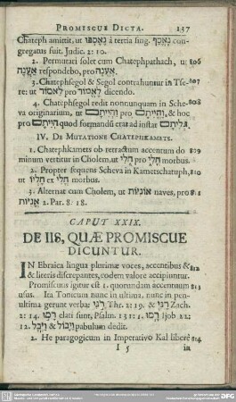 Caput XXIX. De Iis, Quae Promiscue Dicuntur