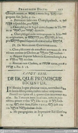 Caput XXIX. De Iis, Quae Promiscue Dicuntur