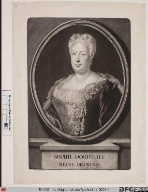 Bildnis Sophie Dorothea, Königin in Preußen, geb. Prinzessin von Braunschweig-Hannover