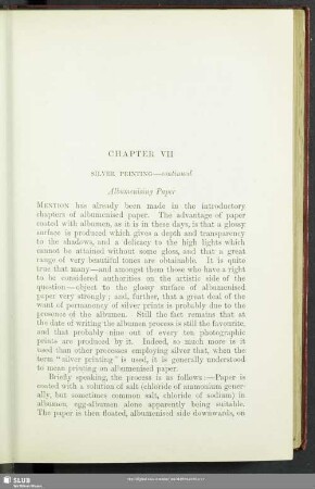 Chapter VII Silver Printing - continued