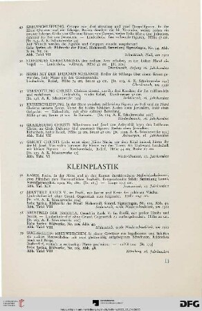 Kleinplastik (Nr. 56-65)