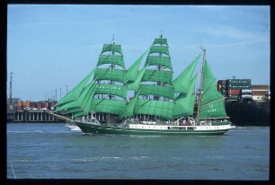 Segelschiff "Alexander von Humbold" auf der Weser