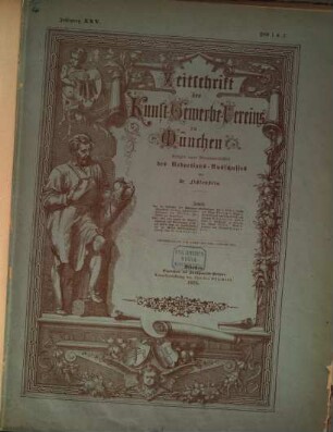 Zeitschrift des Kunst-Gewerbe-Vereins zu München. 25. 1875