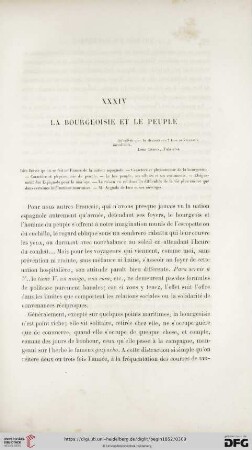 XXXIV. La Bourgeoisie et le Peule
