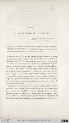 XXXIV. La Bourgeoisie et le Peule