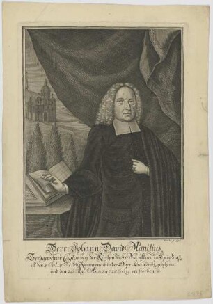 Bildnis des Johann David Manitius