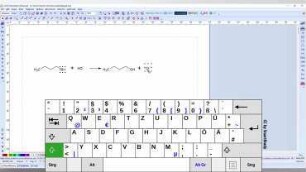 ChemSketch: Molekülteile farbig hervorheben