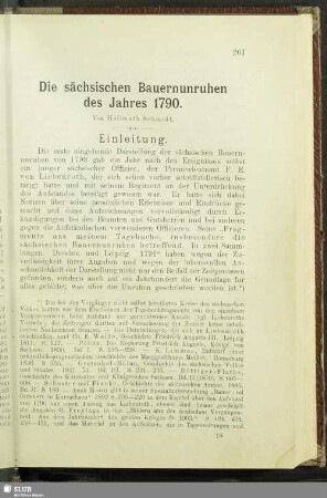 Die sächsischen Bauernunruhen des Jahres 1790