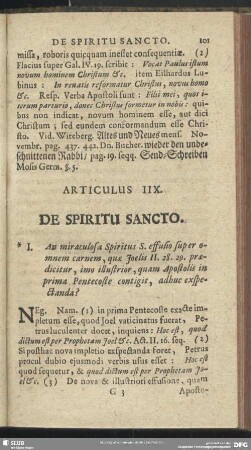 Articulus IIX. De Spiritu Sancto