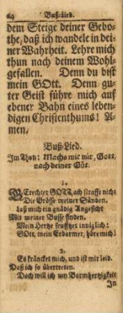 Buß-Lied