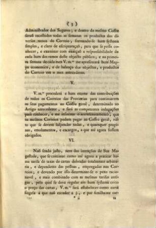 Regulamento Provisional Para O Novo Estabelecimento Do Correiro : [... Palacio de Quéluz em o primeiro de Abril de mil setecentos noventa e nove]