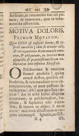 295-303, Motiva Doloris