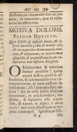 295-303, Motiva Doloris