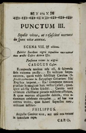 Punctum III.