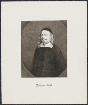 Icones Professorum Marpurgensium — Bildnis des Johannes Hein (1610-1686)