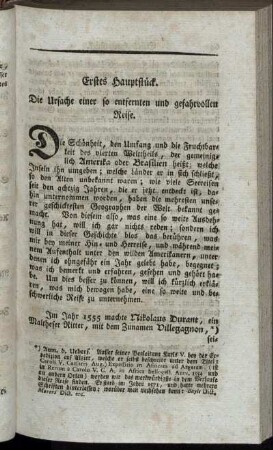 Erstes Hauptstück. - Eilftes Hauptstück.