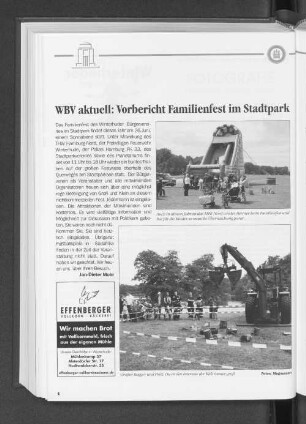 WBV aktuell: Vorbericht Familienfest im Stadtpark