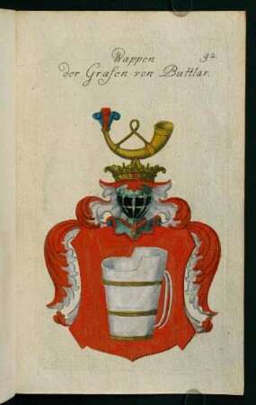 92r-92v, 92. Wappen der Grafen von Buttlar