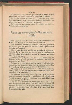 Siguen las provocaciones! - Una sentencia terrible.