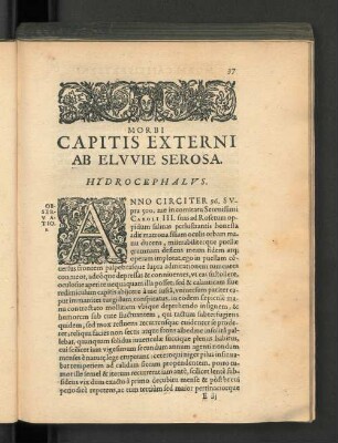 Morbi Capitis Externi Ab Elvvie Serosa.