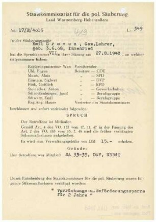 Greven, Emil