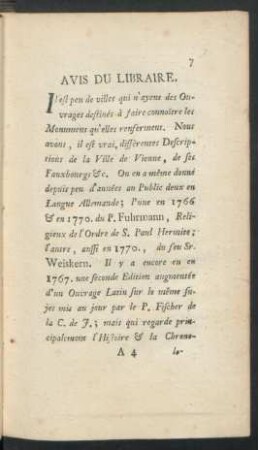 Avis Du Libraire