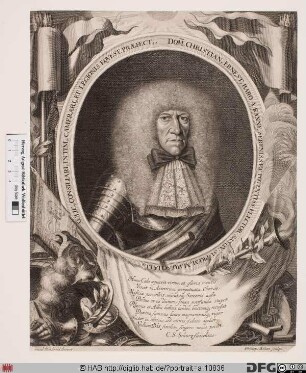 Bildnis Christian Ernst Frhr. von Kanne
