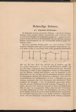 Mehrteilige Rahmen.
