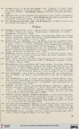 Waffen (Nr. 428-451)