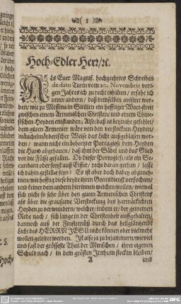 [Briefsammlung]